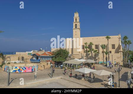 St. Peter's Church, Altstadt, Jaffa, Tel Aviv, Israel Stockfoto