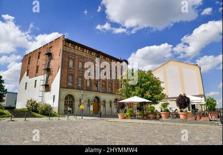 Altes Lagerhaus, Frankfurter Kartoffelhaus, Holzmarkt, Frankfurt an der oder, Brandenburg, Deutschland Stockfoto