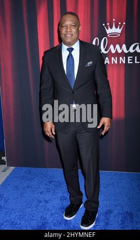 Rodney Peete bei der „2020 American Rescue Dog Show“, die am 19. Januar 2020 in Santa Monica, CA, im Barker Hanger stattfand. Stockfoto