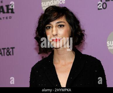 Lana Wilson bei der Premiere von „Miss Americana“ während des Sundance Film Festivals 2020, das am 23. Januar 2020 im Eccles Theatre in Park City stattfand Stockfoto