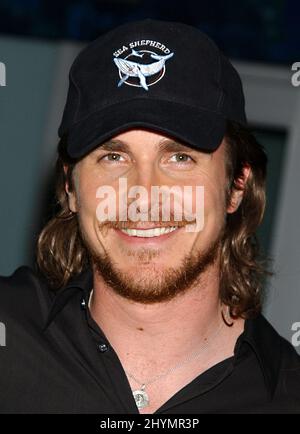 Christian Bale nimmt an der Premiere von „The Machinist“ in Hollywood Teil. Bild: UK Press Stockfoto