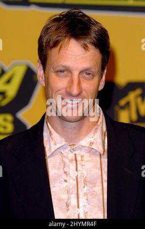 Tony Hawks nimmt an den MTV Europe Music Awards 2004 im Torre Di Valle in Rom Teil. Bild: UK Press Stockfoto