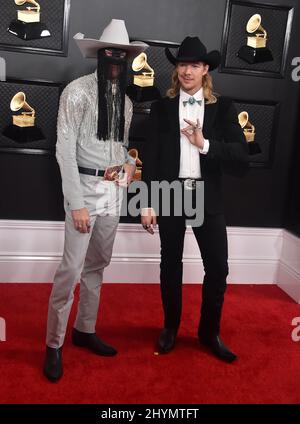 Diplo nimmt an den GRAMMY Awards 2020 im Staples Center in Los Angeles, Kalifornien, Teil. Stockfoto