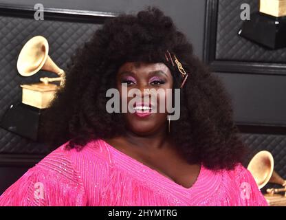 Yola nahm an den GRAMMY Awards 2020 Teil, die im Staples Center in Los Angeles, Kalifornien, verliehen wurden. Stockfoto