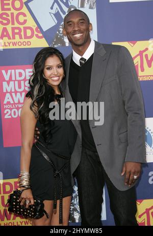 Kobe Bryant stirbt bei einem Hubschrauberabsturz in Calabasas im Alter von 41. Januar 26 2020 Kobe Bryant und Frau Vanessa 2008 MTV Video Music Awards in den Paramount Studios GaAs / AFF-USA.COM Stockfoto