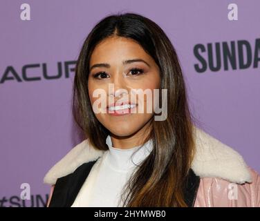 Gina Rodriguez bei der Premiere von „Kajillionaire“ während des Sundance Film Festivals 2020, das am 25. Januar 2020 im Eccles Theatre in Park City, UT, stattfand. Stockfoto