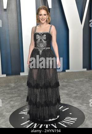 Rachel Brosnahan bei der Vanity Fair Oscar Party 2020, die am 9. Februar 2020 im Wallis Annenberg Center for the Performing Arts in Beverly Hills, CA, stattfand. Stockfoto