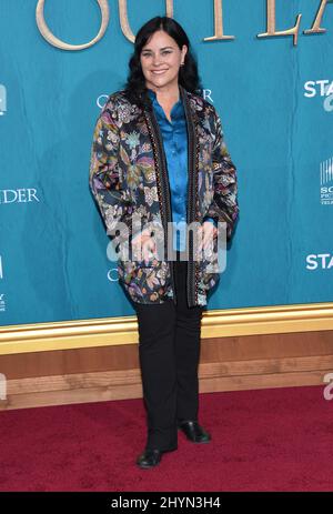 Diana Gabaldon bei der fünften Staffel von Outlander in Los Angeles, Kalifornien Stockfoto