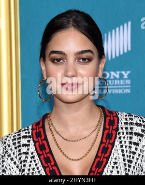 Melissa Barrera bei der fünften Staffel von Outlander in Los Angeles, Kalifornien Stockfoto