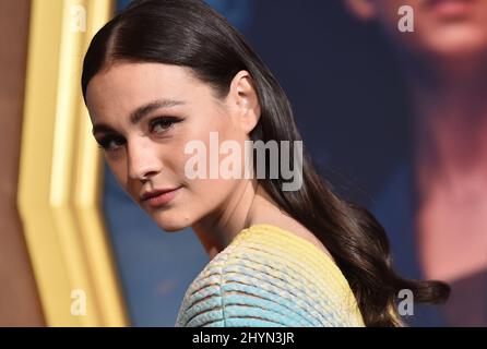 Sophie Skelton bei der fünften Staffel von Outlander in Los Angeles, Kalifornien Stockfoto