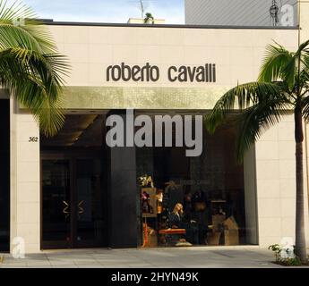 Roberto Cavalli am Rodeo Drive. Bild: UK Press Stockfoto