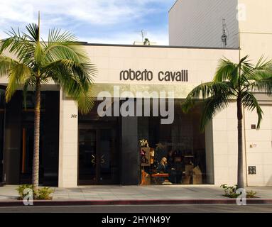 Roberto Cavalli am Rodeo Drive. Bild: UK Press Stockfoto