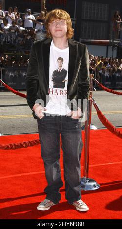 Rupert Grint nimmt an der US-Premiere von „Harry Potter und der Orden des Phönix“ in Hollywood Teil. Bild: UK Press Stockfoto