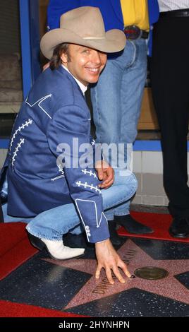 DWIGHT YOAKAM'S HOLLYWOOD WALK OF FAME CEREMONY. BILD: BRITISCHE PRESSE Stockfoto