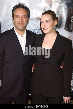 Kate Winslet und Sam Mendes nehmen an der Premiere von „Eternal Sunshine of the Spotless Mind“ in Beverly Hills Teil. Bild: UK Press Stockfoto