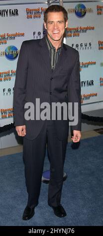 Jim Carrey nimmt an der Eternal Sunshine of the Spotless Mind DVD Launch Party in Los Angeles Teil. Bild: UK Press Stockfoto