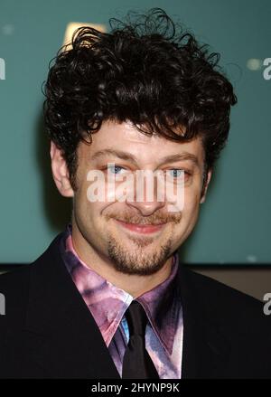 ANDY SERKIS NIMMT AN DER PREMIERE VON „THE LORD OF THE RINGS: THE TWO TOWERS“ IM CINERAMADOME THEATER IN LOS ANGELES TEIL. BILD: BRITISCHE PRESSE Stockfoto