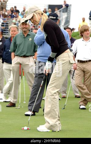 Heather Locklear nimmt am jährlichen Michael Douglas & Friends Celebrity Golf Event 8. im Trump National Golf Club, Kalifornien, Teil. Bild: UK Press Stockfoto