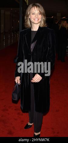 Jodie Foster besucht den 'Panic Room' US-Premiere Bild: UK Press Stockfoto
