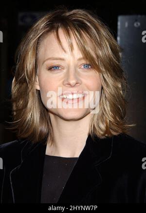 Jodie Foster besucht den 'Panic Room' US-Premiere Bild: UK Press Stockfoto