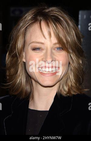 Jodie Foster besucht den 'Panic Room' US-Premiere Bild: UK Press Stockfoto