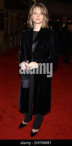 Jodie Foster besucht den 'Panic Room' US-Premiere Bild: UK Press Stockfoto