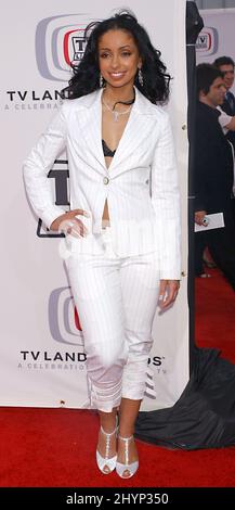 Mya nimmt an den TV Land Awards 2005 in Santa Monica Teil. Bild: UK Press Stockfoto