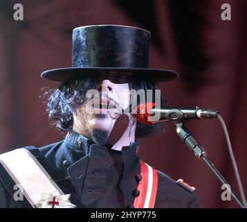 Das White Stripes Konzert im Greek Theatre, Los Angeles. Bild: UK Press Stockfoto