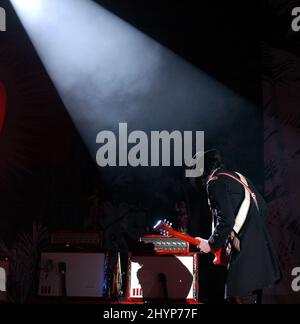 Das White Stripes Konzert im Greek Theatre, Los Angeles. Bild: UK Press Stockfoto