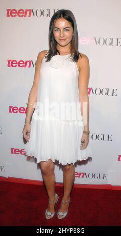 Camilla Belle nimmt an der Teen Vogue Young Hollywood Issue Party Teil. Bild: UK Press Stockfoto