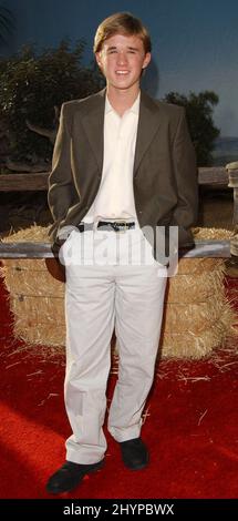 HALEY JOEL OSMENT NIMMT AN DER „OPEN RANGE PREMIERE“ IN HOLLYWOOD TEIL. BILD: BRITISCHE PRESSE Stockfoto