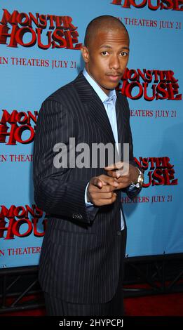 Nick Cannon nimmt an der Premiere von „Monster House“ in Los Angeles Teil. Bild: UK Press Stockfoto