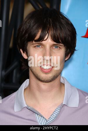 Jon Heder nimmt an der Premiere von „Monster House“ in Los Angeles Teil. Bild: UK Press Stockfoto