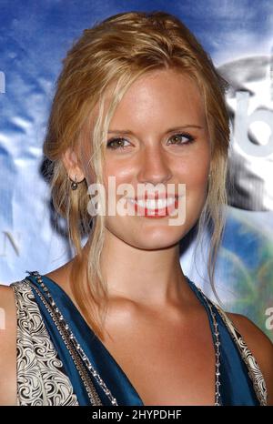 Maggie Grace nimmt an der VERLORENEN Saison 2 Premiere Party im Royal Hawaiian Hotel Teil. Bild: UK Press Stockfoto