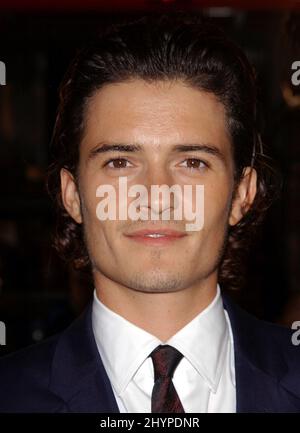 ORLANDO BLOOM NIMMT AN DER 'LORD OF THE RINGS: THE RETURN OF THE KING' IN WESTWOOD, KALIFORNIEN, TEIL. BILD: BRITISCHE PRESSE Stockfoto