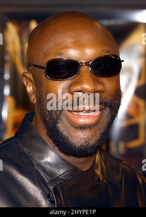 ISAAC HAYES NIMMT AN DER PREMIERE VON „THE LAST SAMURAI“ IN WESTWOOD, KALIFORNIEN, TEIL. BILD: BRITISCHE PRESSE Stockfoto