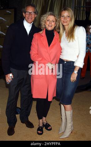 Gwyneth Paltrow, Vater Bruce und Mutter Blythe Danner besuchen die