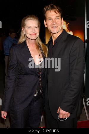 Patrick Swayze und Frau Lisa besuchen die „Dirty Dancing Havana Nights“ World Prremiere in Hollywood. Bild: UK Press Stockfoto