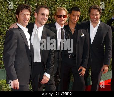 Kyan Douglas, Ted Allen, Jai Rodriguez, Thom Filicia & Carson Kressley nehmen an den jährlichen Primetime Creative Arts EMMY Awards 57. im Shrine Auditorium Teil. Bild: UK Press Stockfoto