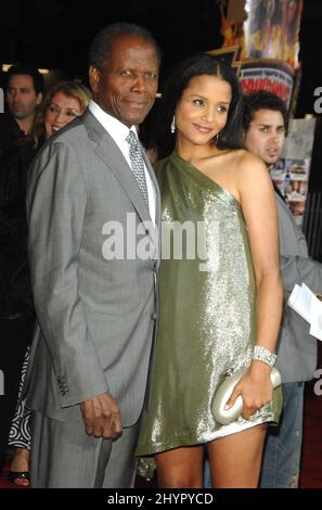 Sidney & Sydney Tamiia Poitier nimmt an der „Grindhouse“-Premiere Teil, die im „The Ohneeum Theatre“ in Los Angeles stattfand. Bild: UK Press Stockfoto