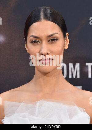 Janina Gavankar Ankunft auf dem Weg zurück€™ Weltpremiere im Regal Cinemas LA Live am 01. März 2020 in Los Angeles. Stockfoto