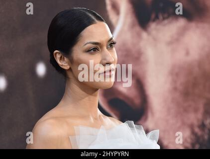 Janina Gavankar Ankunft auf dem Weg zurück€™ Weltpremiere im Regal Cinemas LA Live am 01. März 2020 in Los Angeles. Stockfoto