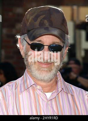 Steven Spielberg nimmt an der Shrek 2-Filmpremiere in Kalifornien Teil. Bild: UK Press Stockfoto