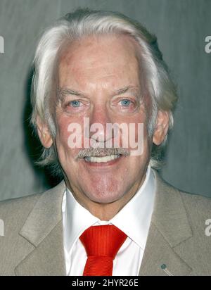 Donald Sutherland nimmt an der LA Premiere von „Fierce People“ im Pacific Design Center in Kalifornien Teil. Bild: UK Press Stockfoto