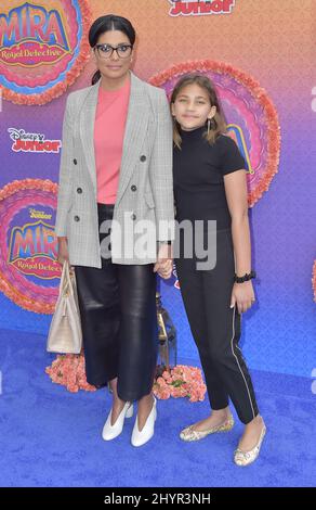 Rachel Roy und Tallulah Ruth Dash nahmen an der Premierministerin von Mira, Royal Detective, Teil, die am Samstag, 7. März 2020 in Burbank, USA, stattfand. Stockfoto