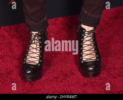 Amy Brenneman bei der Disney-Weltpremiere von Mulan, die am Montag, den 9. März 2020 in Hollywood, USA, stattfand. Stockfoto