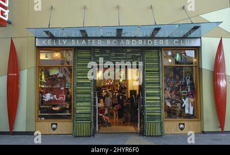 Stock Bilder von Kelly Slater Boardriders Club Store im Universal CityWalk in Kalifornien. Stockfoto