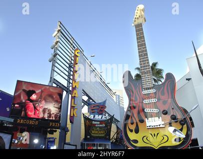 Stock Bilder von Hard Rock Cafe im Universal CityWalk in Kalifornien. Stockfoto