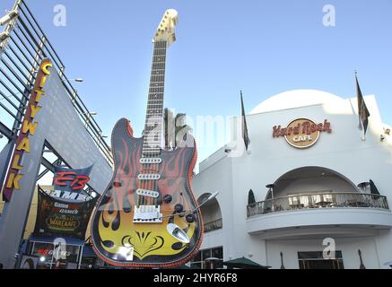 Stock Bilder von Hard Rock Cafe im Universal CityWalk in Kalifornien. Stockfoto