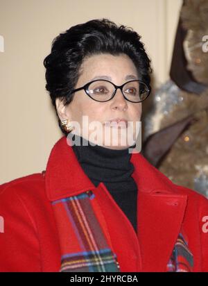 Tina Sinatra bei einer Vorschau auf Frank Sinatras US-Briefmarke im Beverly Hilton Hotel in Los Angeles. Stockfoto